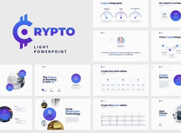 素材库下午茶：专业的简约多功能数据图表PPT模板素材[pptx,key]