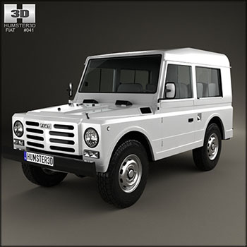 菲亚特Fiat Campagnola Station Wagon 1987 越野车素材之家精选3D模型