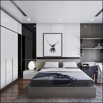 卧室场景室内场景素材之家精选3D模型By DoDinhManh