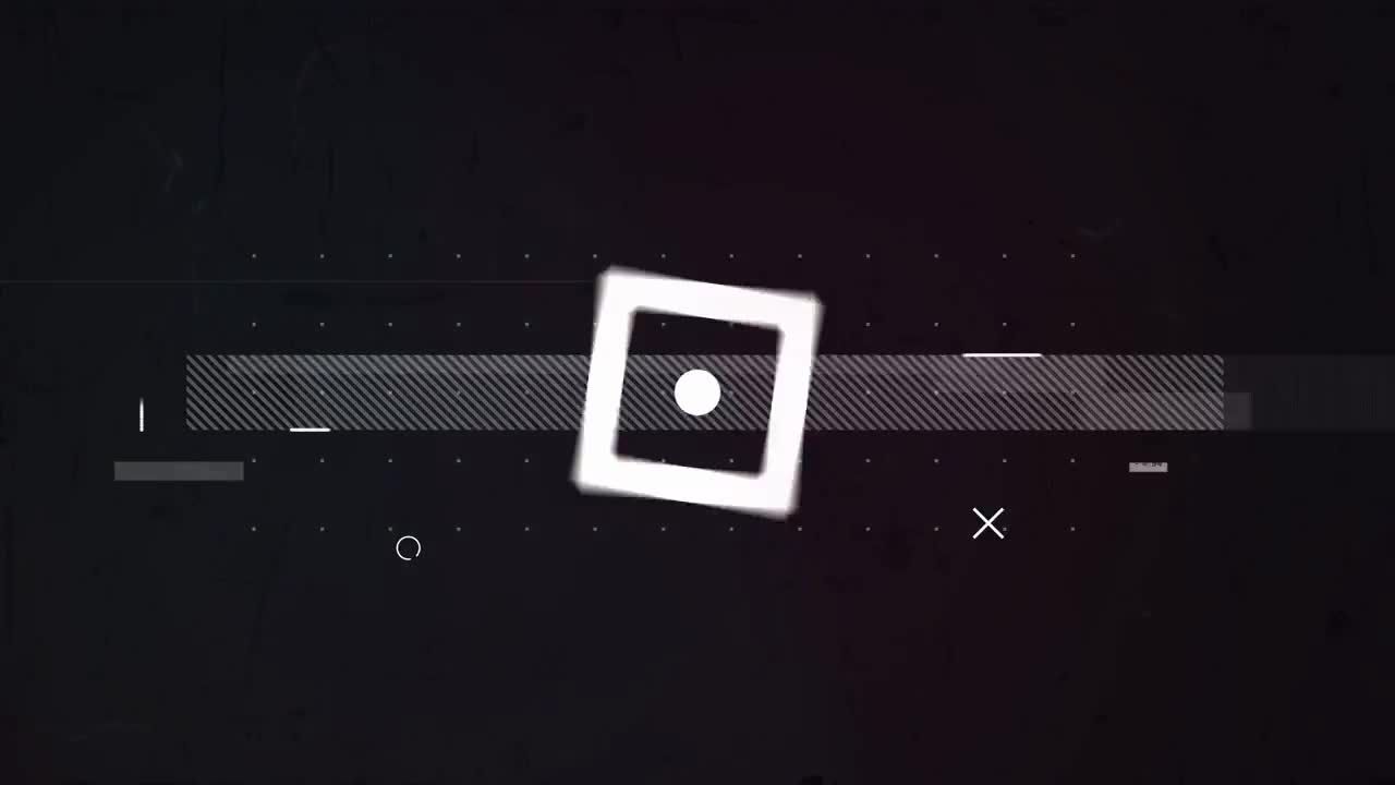 现代快速故障黑暗毛刺低俗标志显示素材库精选AE模板