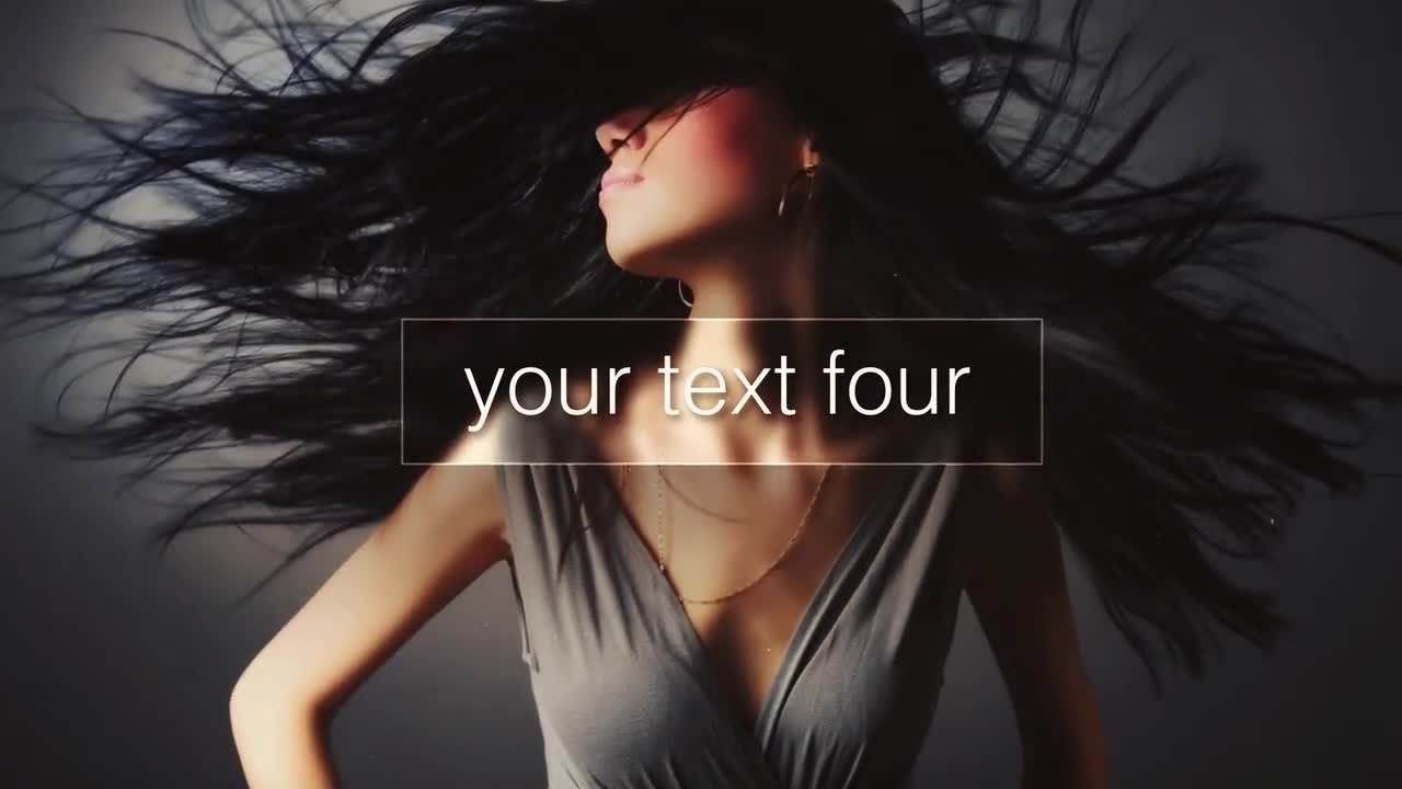 时尚的logo照片依序演示素材库精选AE模板Line Up