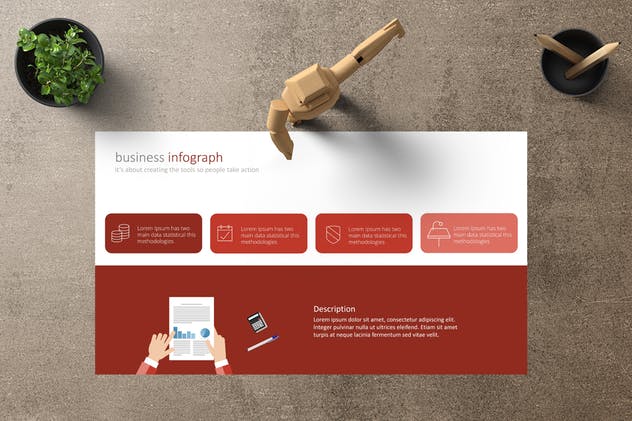 商业/电子商务/市场营销计划书演示PPT模板 NELLO Powerpoint Template插图(4)