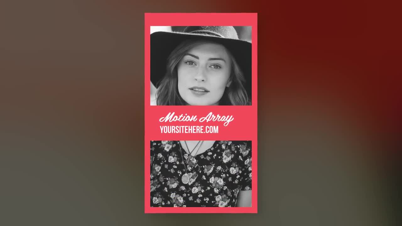 Instagram故事幻灯片照片展示素材库精选PR模板