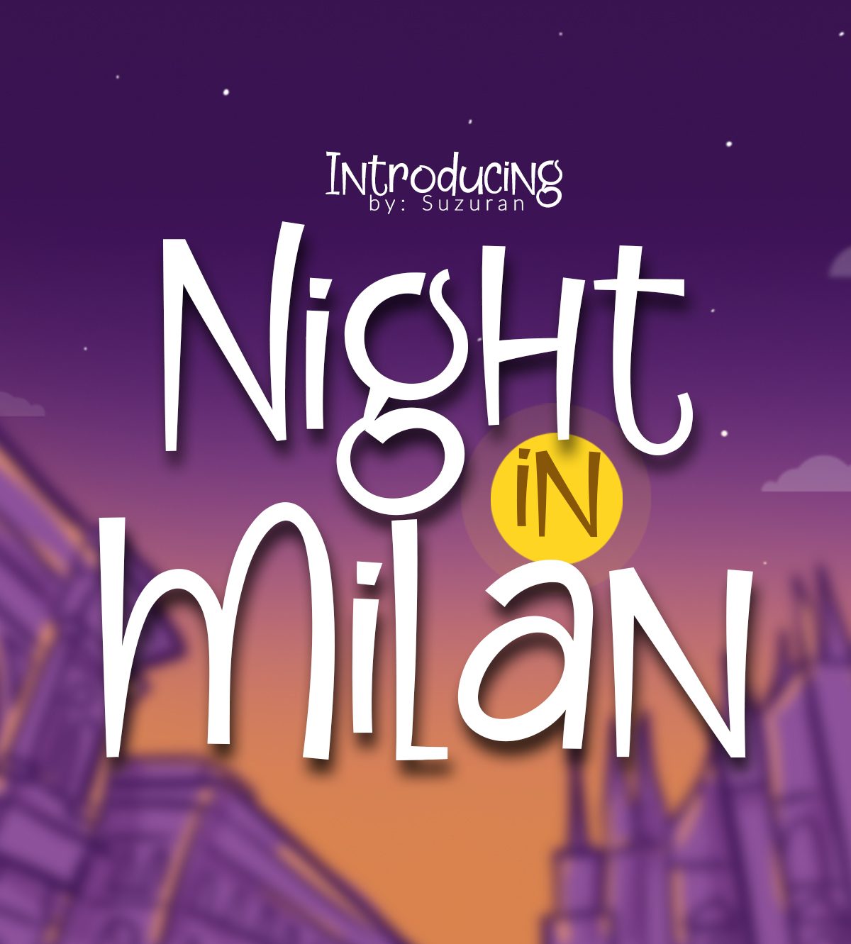 Night in MilanOther Font素材之家精选英文字体