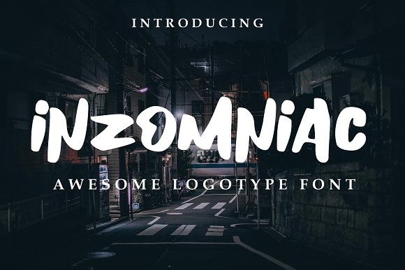 Inzomniac Logotype Font素材之家精选英文字体