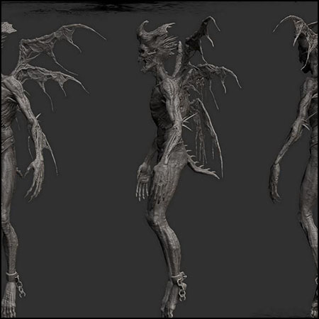 小恶魔游戏角色素材之家精选3D模型