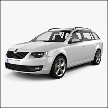 斯柯达明锐Combi 2013 素材之家精选3D模型