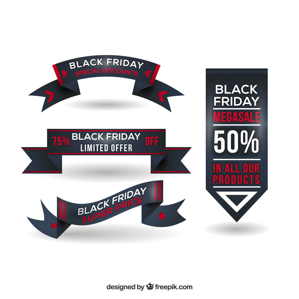 第四弹：30+黑色星期五促销广告物料素材 Black Friday Sales Graphics插图(34)