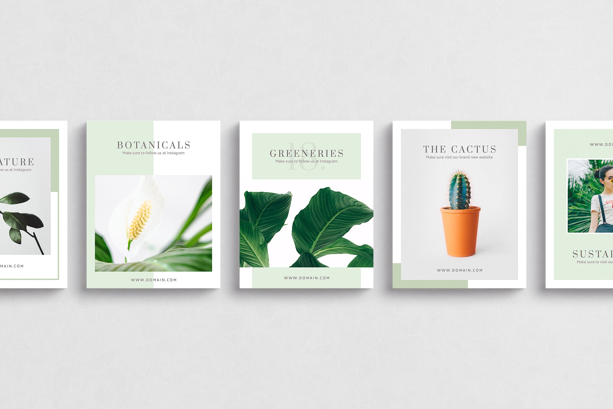 INS风社交媒体文章设计素材包 Stockholm Social Media Pack插图(1)