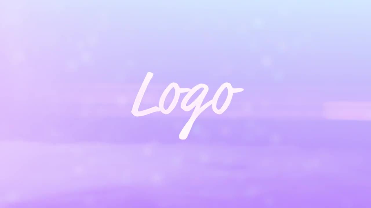 流动的粒子和霓虹灯效果Logo标题素材库推荐Pr模板