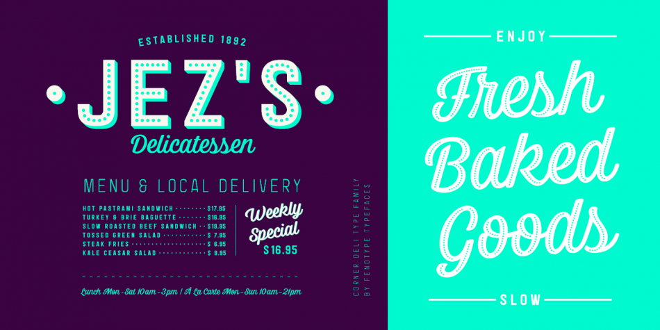 Corner Deli Font Family插图1