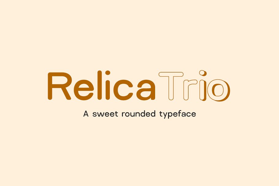 Relica Trio Font素材之家精选英文字体