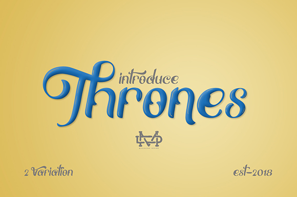 Thrones – Classic Typeface素材之家精选英文字体