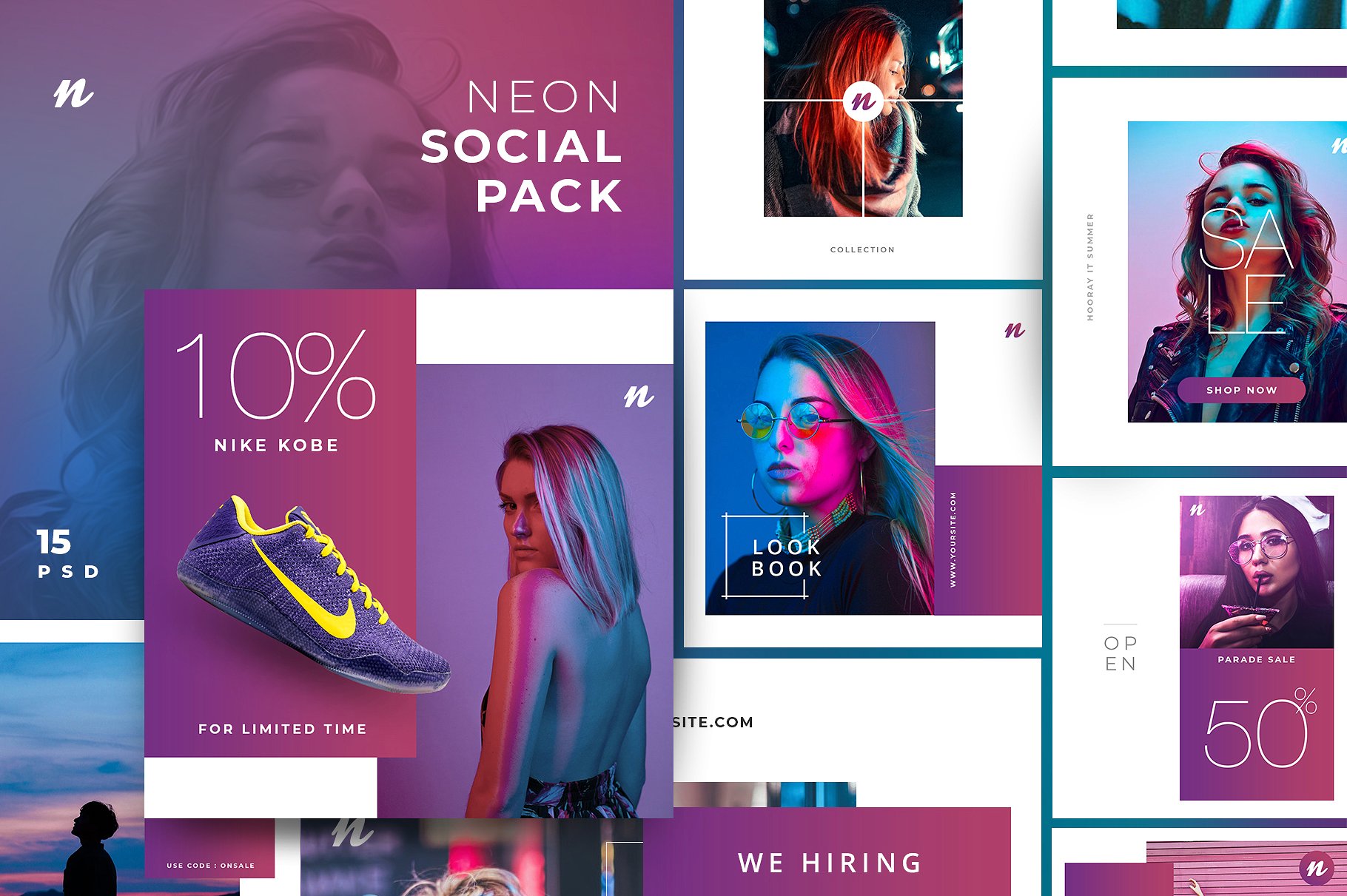 时尚高端的Instagram 社交媒体模板素材库精选合辑下载 Royal Instagram Bundle [psd]插图(8)