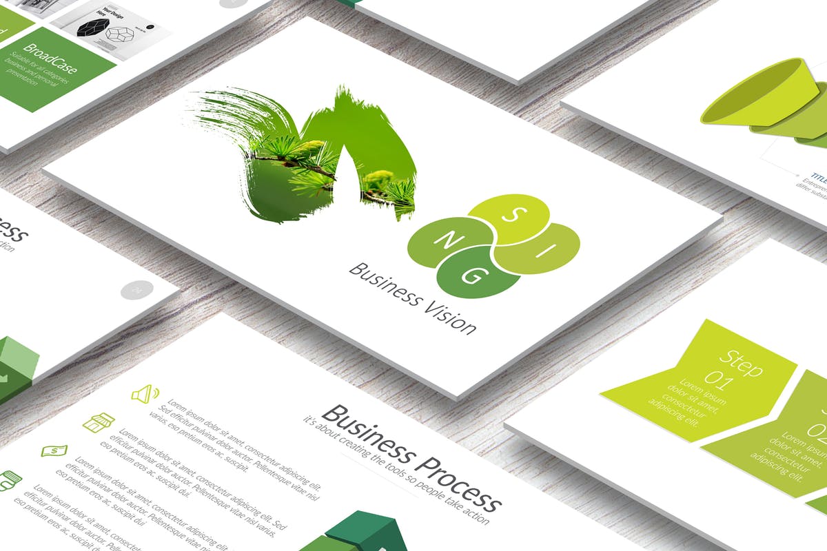 企业介绍PPT演讲稿幻灯片设计模板 Sign Powerpoint插图