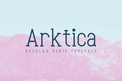 Arktica Font素材之家精选英文字体