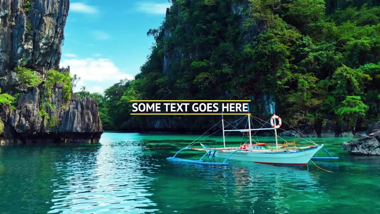 7个壮观的商业旅游促销动画过渡场景素材库精选pr模板