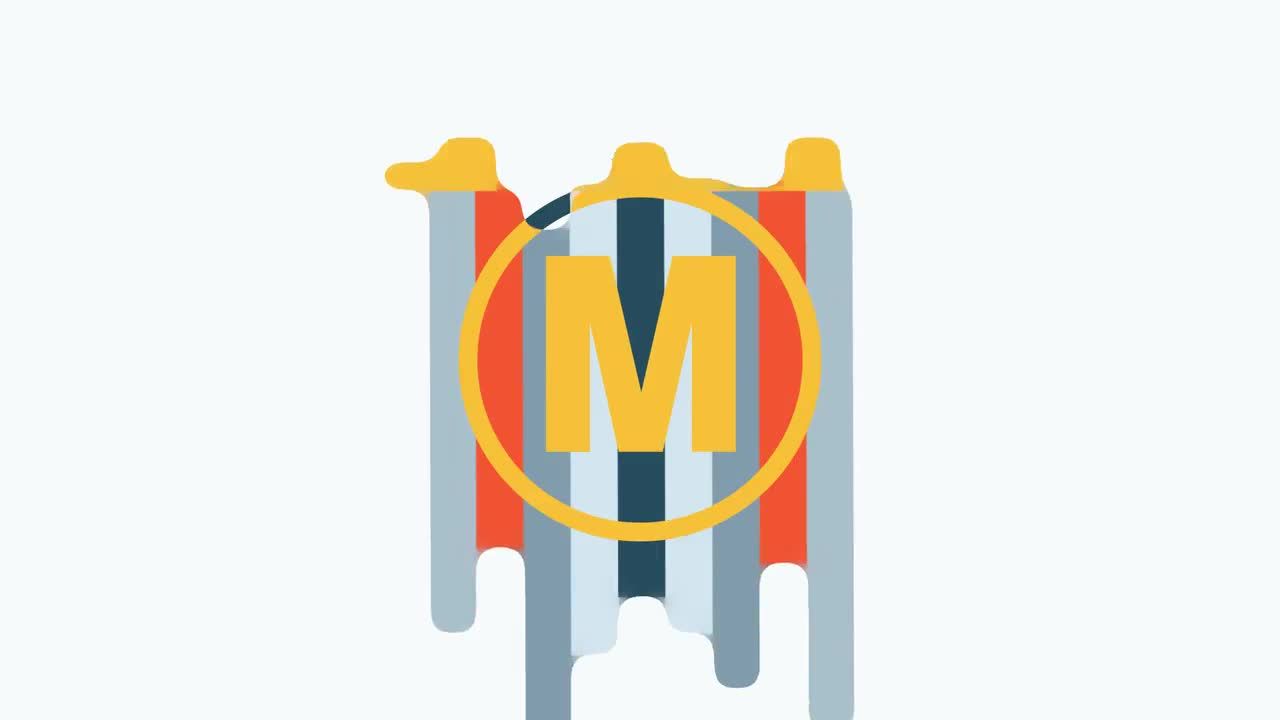 丰富多彩的创意动画液体图标素材库精选AE模板