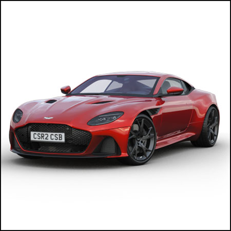 阿斯顿马丁 DBS Superleggera 2019汽车素材之家精选3D模型
