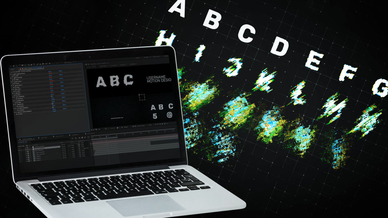 无限故障包促销素材库精选AE模板