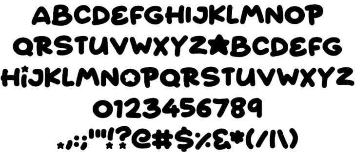 Starborn font插图1