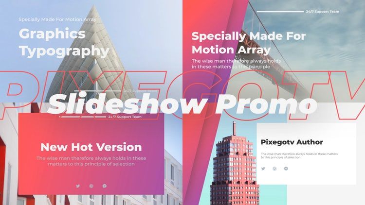 促销/业务演示是一种专业设计且独特的素材库精选pr模板