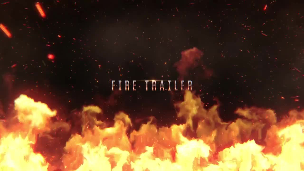 终极消防预告片素材库精选AE模板