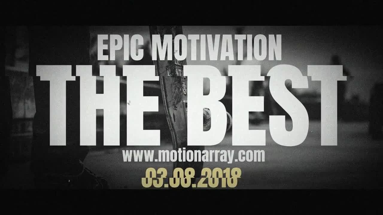 史诗级体育运动故障特效宣传片ae模板