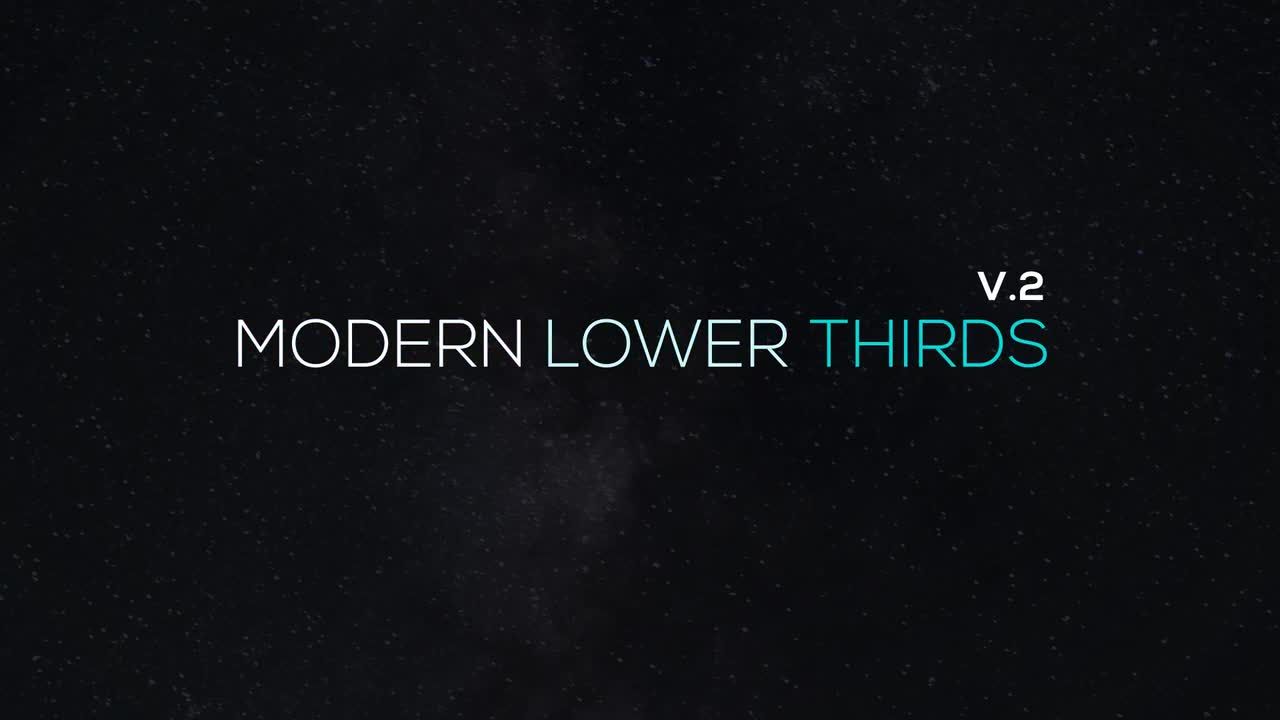 10个时尚的全屏标题动画素材库精选AE模板