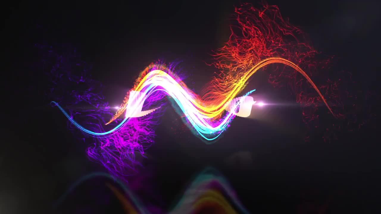 粒子轨迹效果电影徽标包素材库精选AE模板