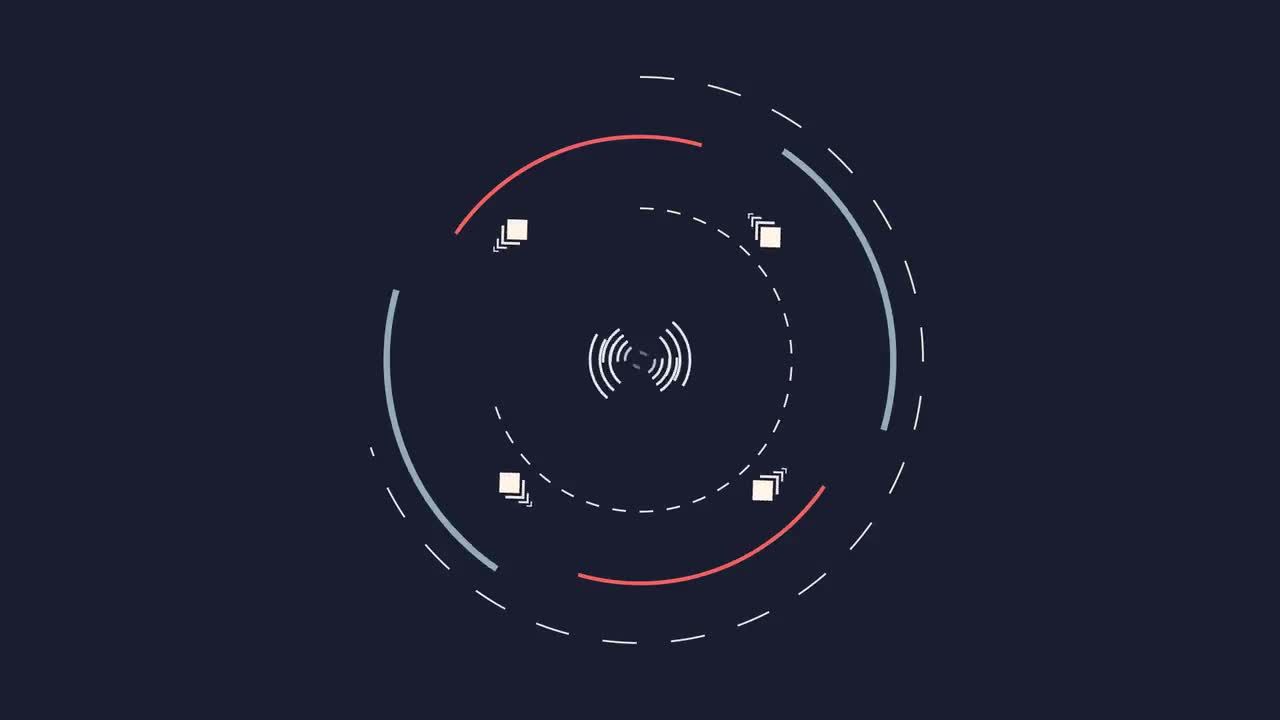 现代干净的商业幻灯片线条形状过渡素材库精选AE模板