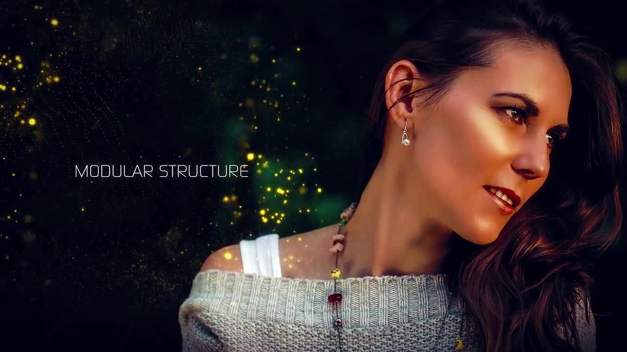 优雅展示粒子幻灯片动画素材库精选AE模板