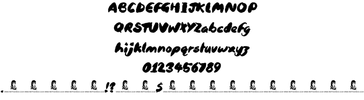 Black Brush font插图1