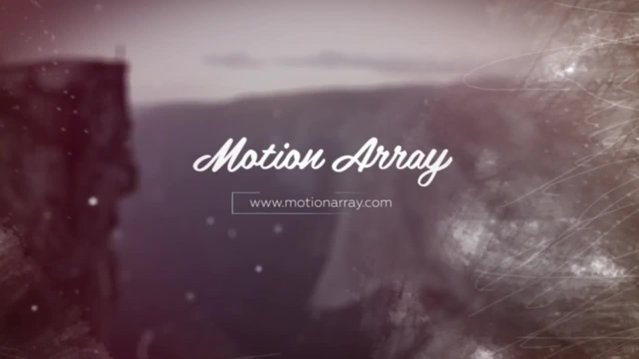 视差幻灯片开场素材库精选AE模板