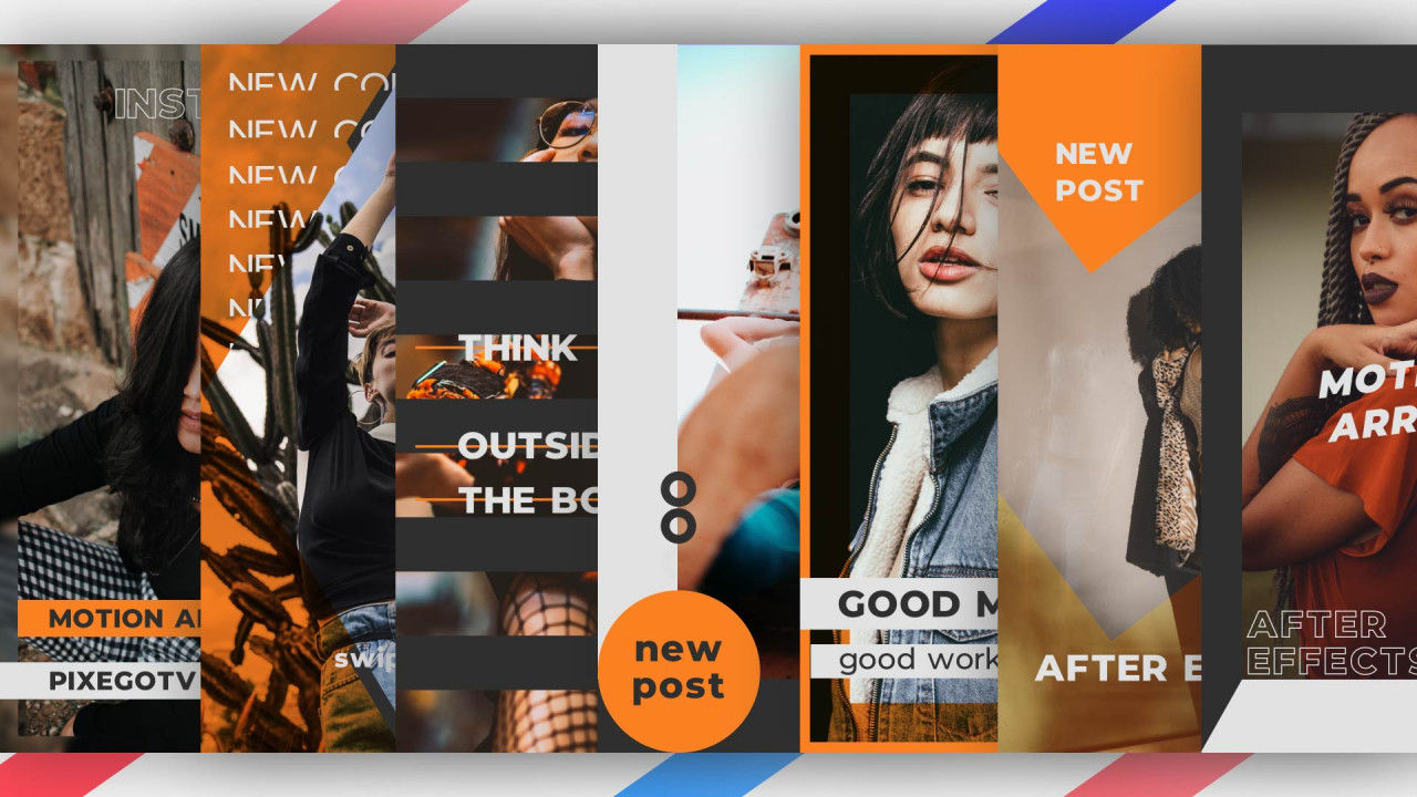 10个现代Instagram故事素材库精选AE模板