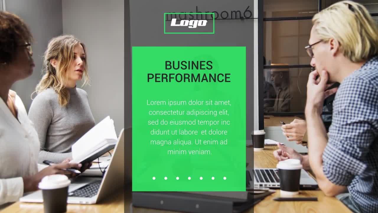 外观简洁的企业幻灯片放映素材库精选AE模板