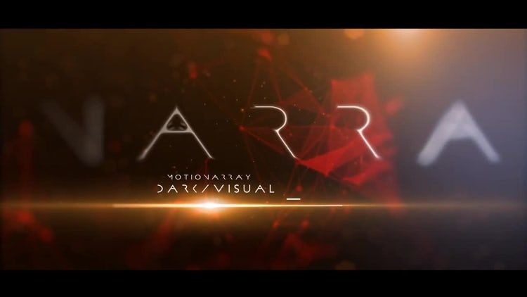 神秘拖车一款深色动画素材库精选AE模板