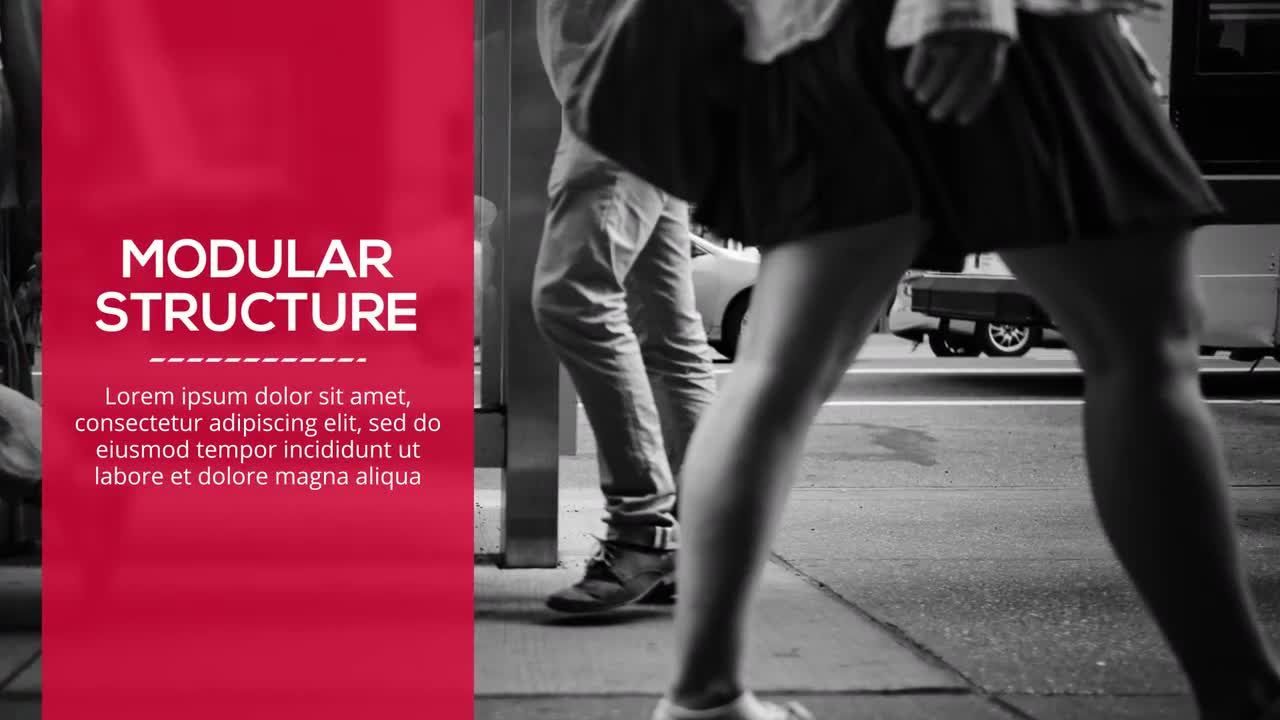 简约的企业宣传介绍素材库精选AE模板