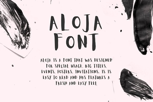 Aloja Light Handwriting Font插图2