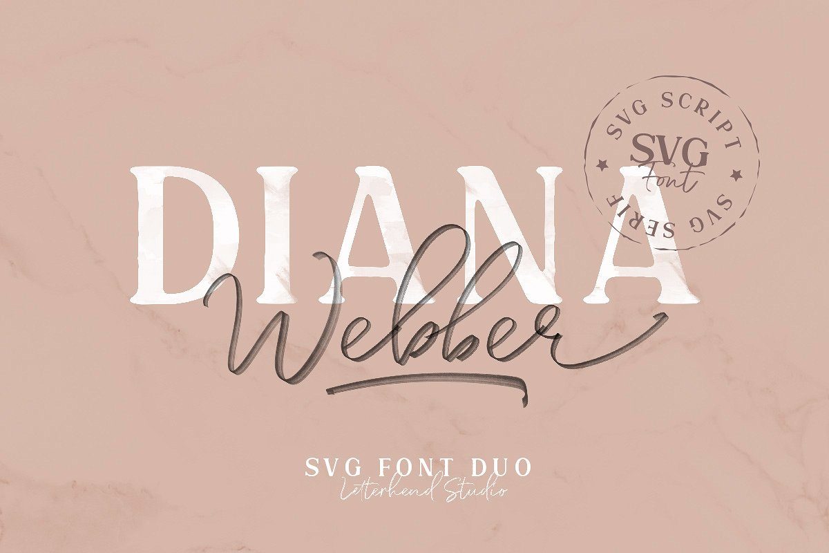 Diana Webber – SVG Font Duo素材之家精选英文字体