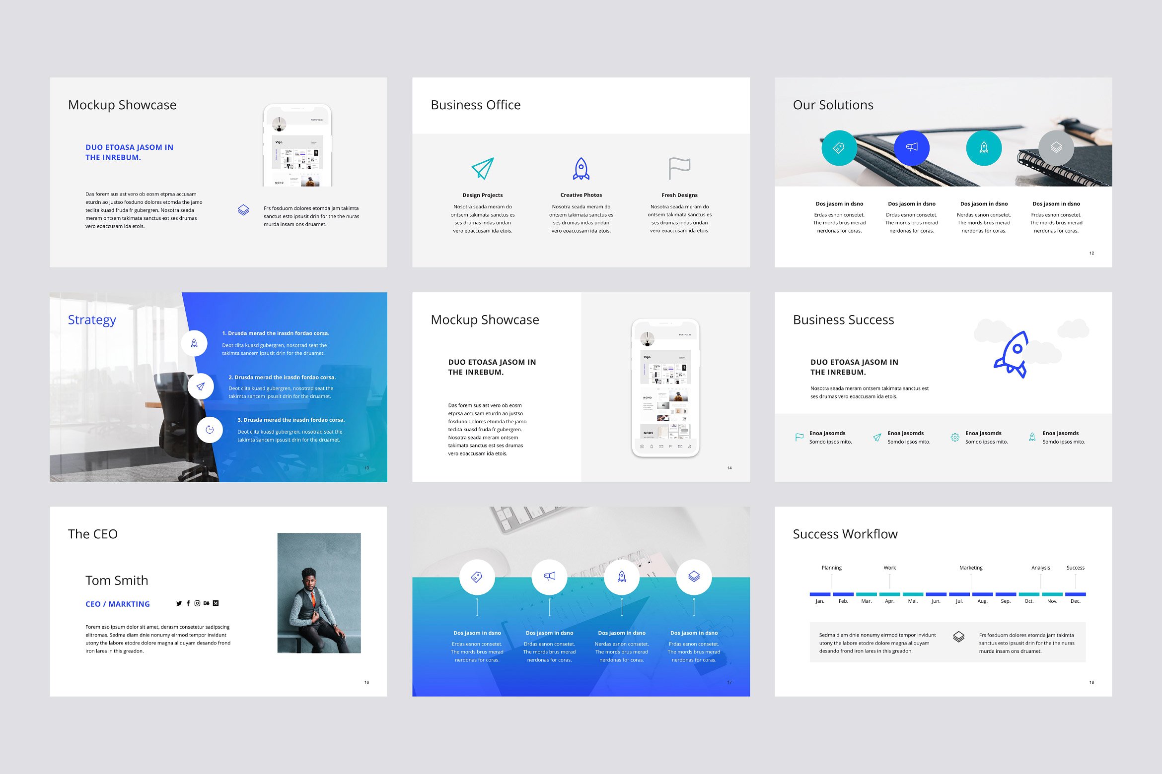互联网企业品牌路演PPT幻灯片模板 ARONA – Powerpoint Template + Bonus插图(2)