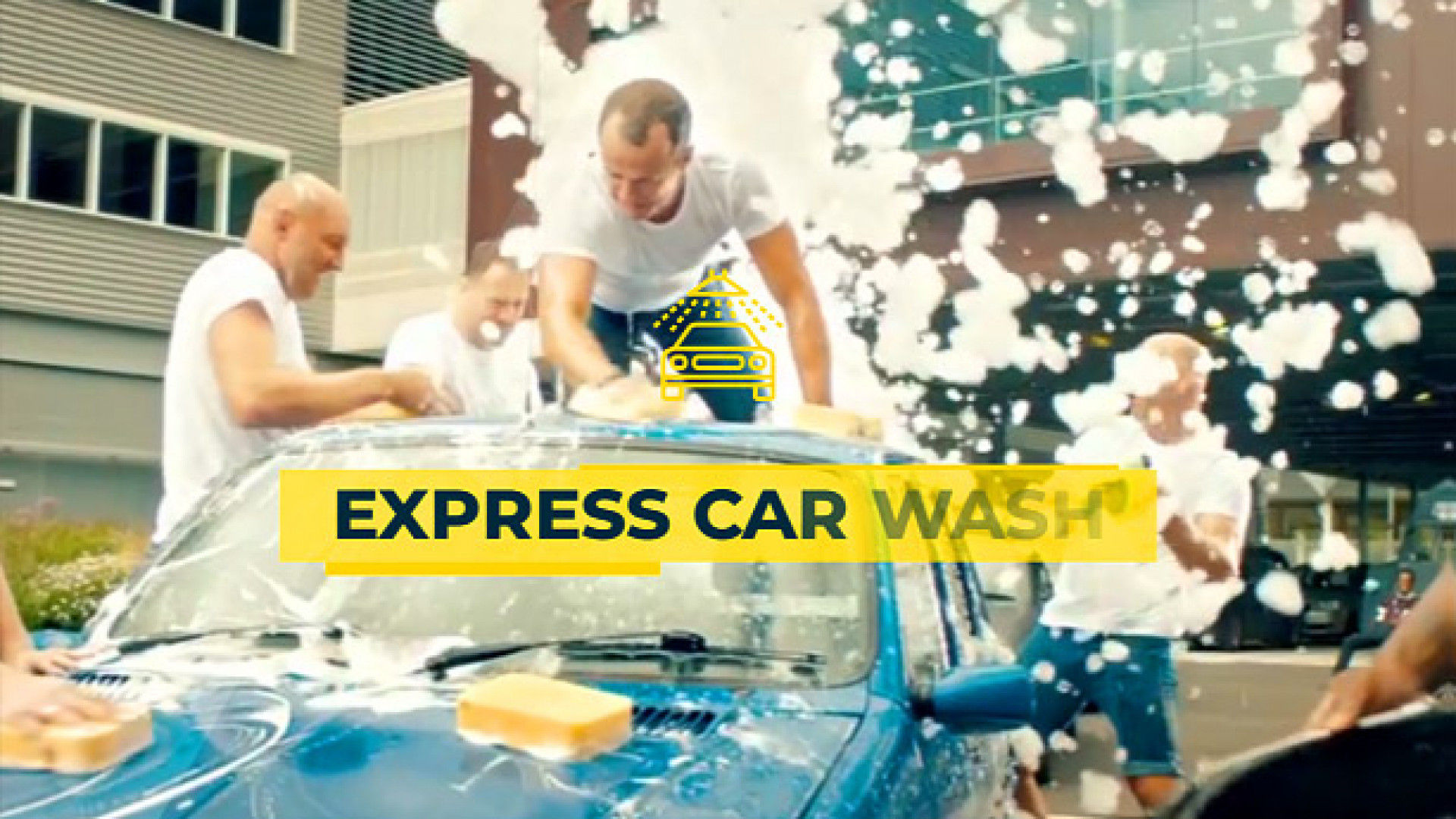 简洁现代创意的洗车推广素材库精选AE模板