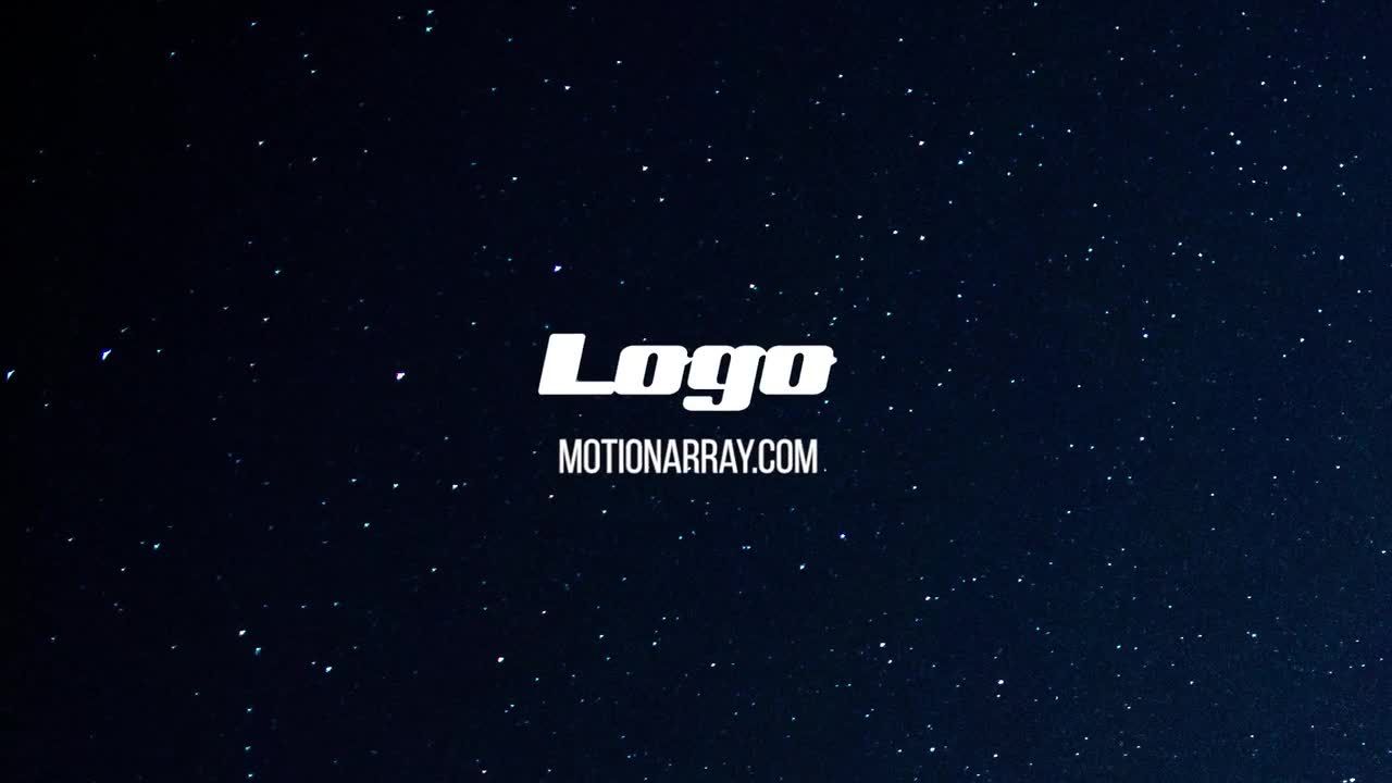 星空背景液体Logo标题素材库推荐Pr模板