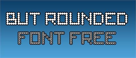 But Rounded font素材之家精选英文字体
