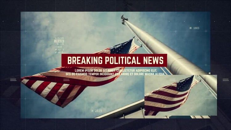 现代醒目的高科技新闻简介素材库精选AE模板