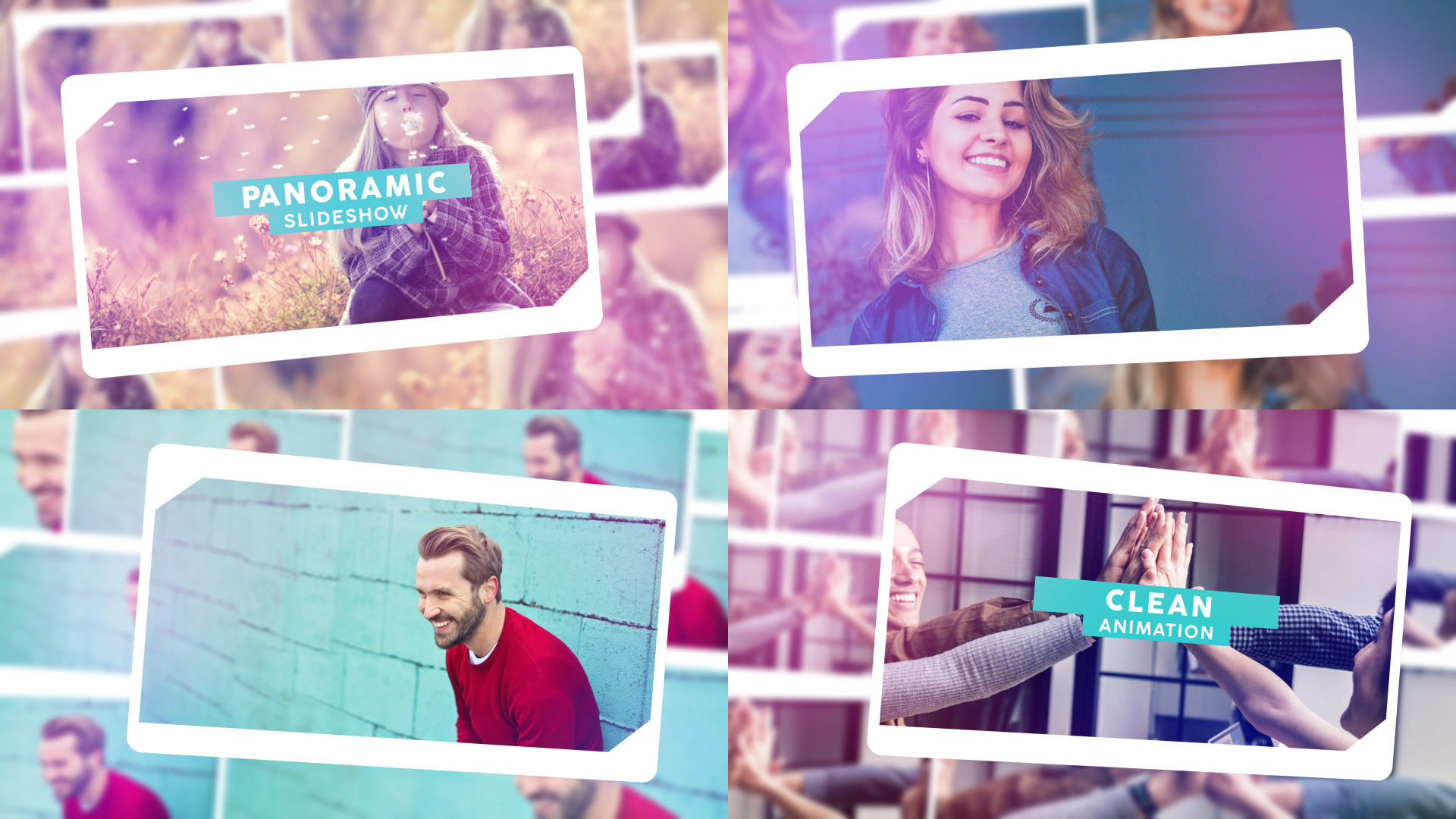 全景旅行度假幻灯片展示素材库精选AE模板