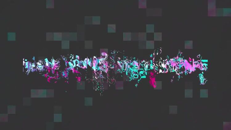 液体霓虹灯风格动态素材库精选AE模板