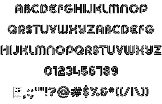 MACCOS Demo font插图2