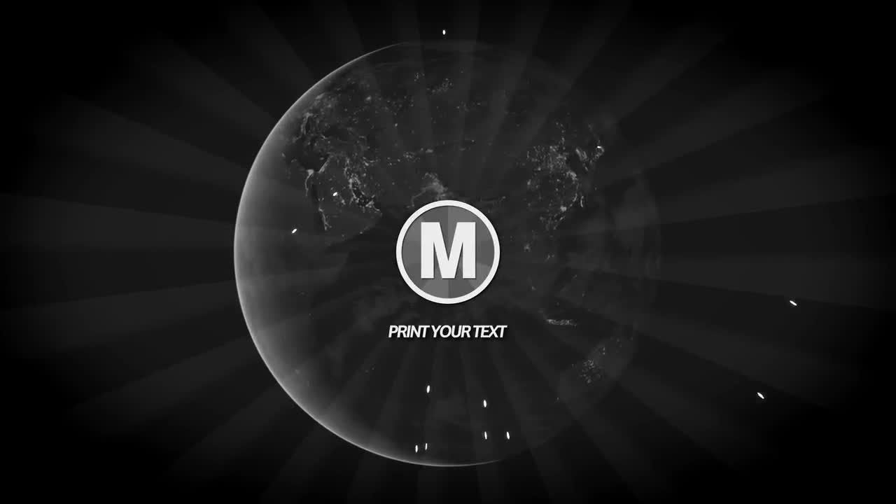 炫酷动态logo展示ae模板