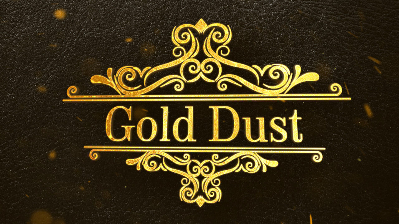 动态动画金色尘埃粒子徽标素材库精选AE模板